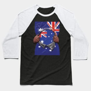 Australia Flag Australian Flag Ripped - Gift for Australian From Australia Baseball T-Shirt